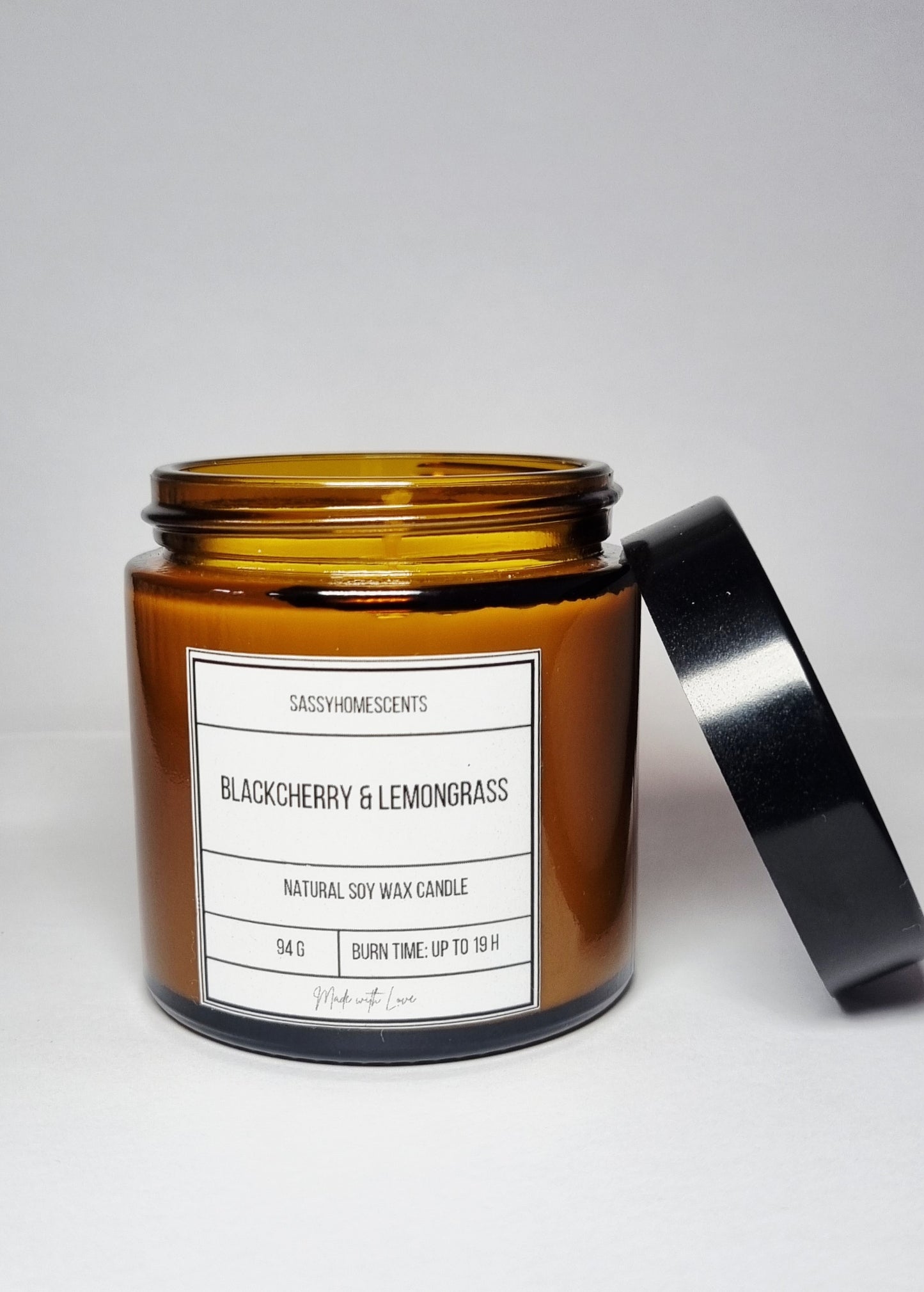 BlackCherry & Lemongrass Candle