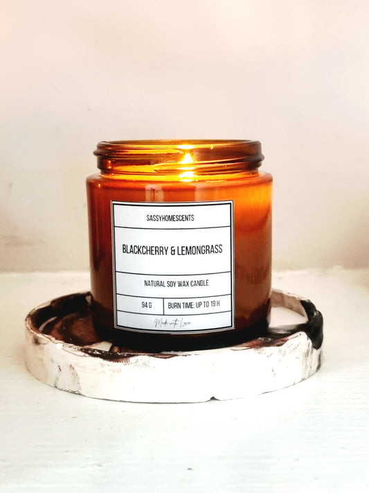 BlackCherry & Lemongrass Candle