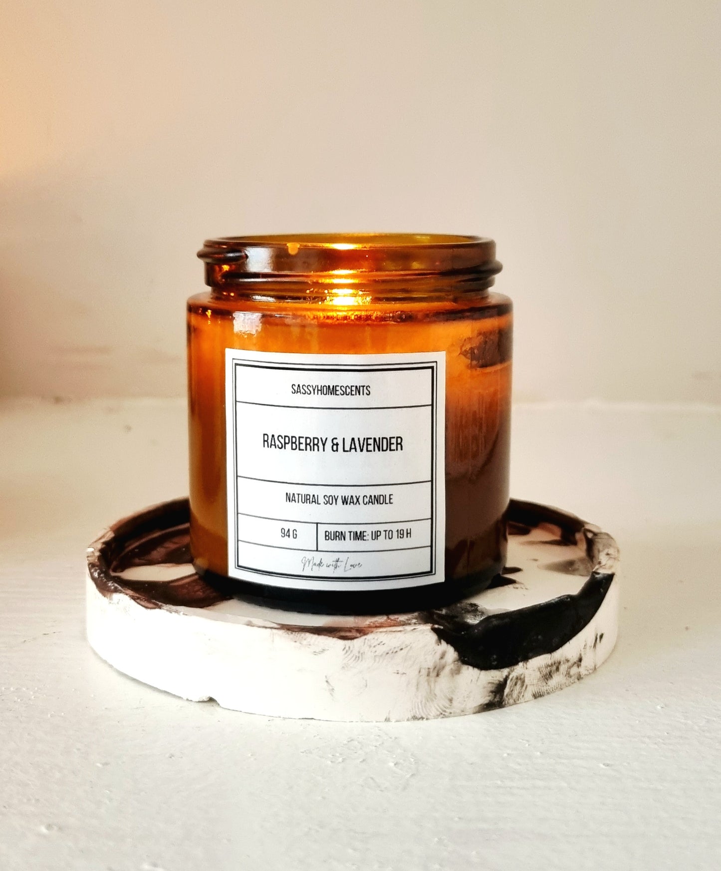 Raspberry & Lavender Candle