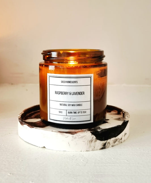 Raspberry & Lavender Candle