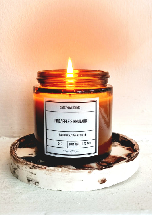 Pineapple & Rhubarb Candle