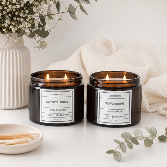 Go Big Duo – 2 Large Soy Candles Bundle | Sassy Home Scents