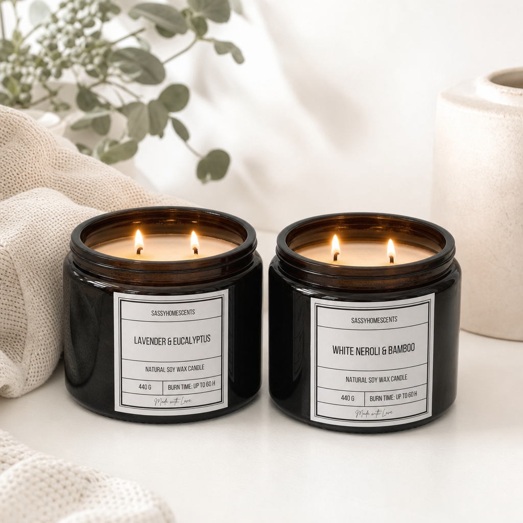 Go Big Duo – 2 Large Soy Candles Bundle | Sassy Home Scents