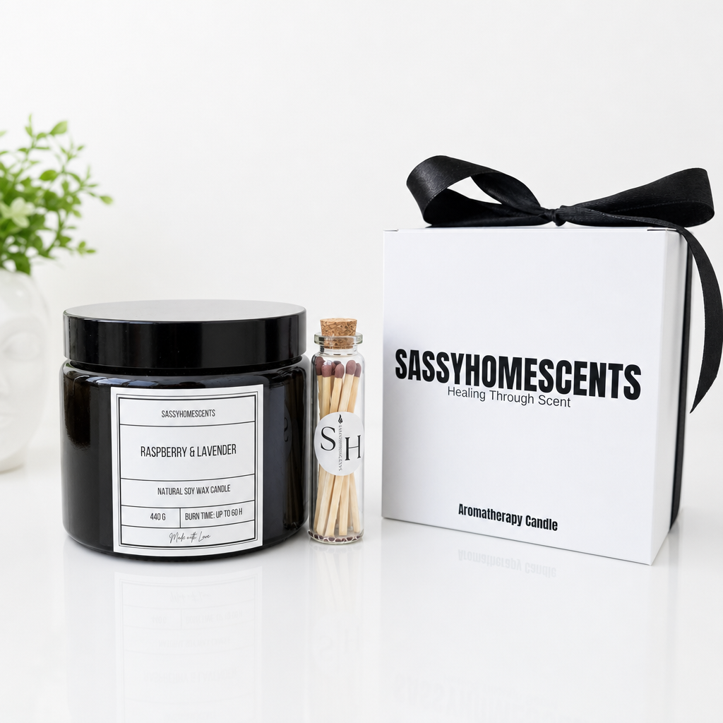 Ultimate Gift Set – Large Candle, Matches & Gift Wrap | Sassy Home Scents