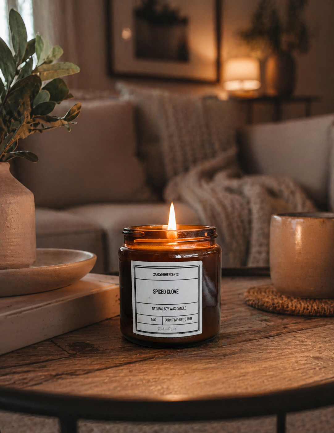 Spiced Clove Candle – Warming | Soy Wax | Handmade UK