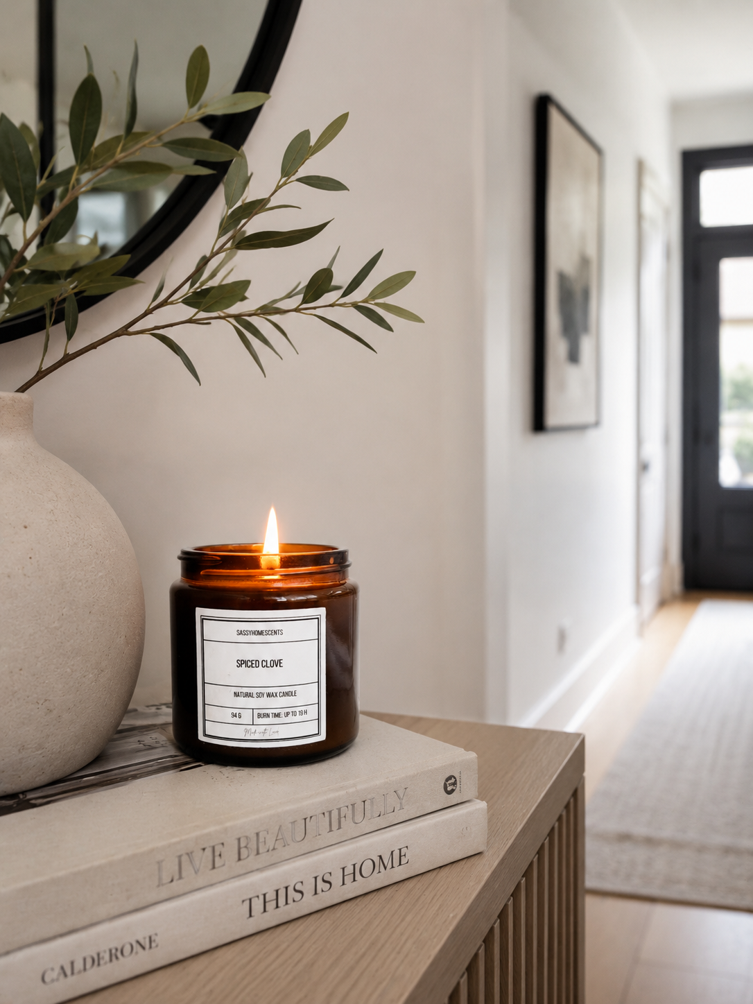 Spiced Clove Candle – Warming | Soy Wax | Handmade UK